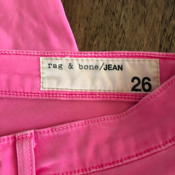 SOLD Rag and bone hot pink jeggings size 26 - Picture 3 of 8